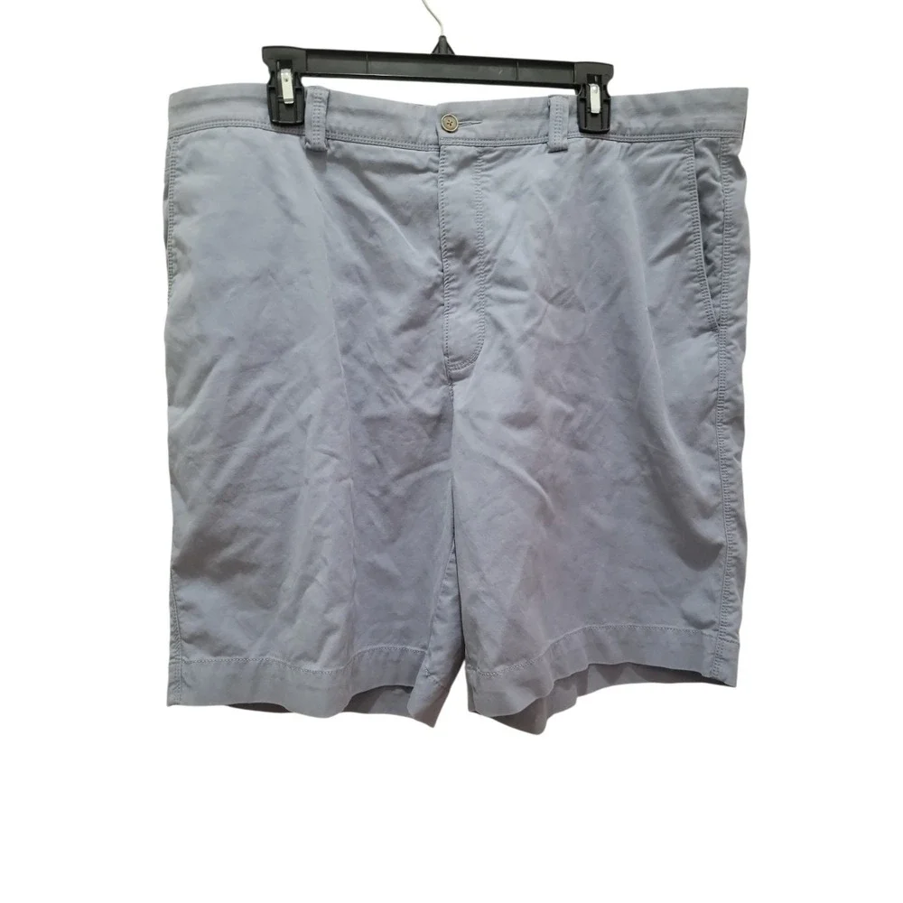 Tommy Bahama Cornflower Blue Shorts Mens 40 Relaxed Fit Embroidered Marlin Logo